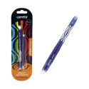 Erasable ball pen GR-1609 blue blister + refill