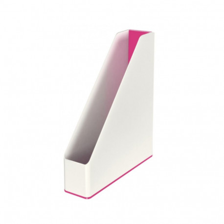 Dokumendikast/püstsahtel A4 LEITZ WOW Dual valge/roosa