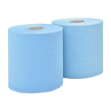 Industrial paper in a roll, 2-layer WEPA (RPMM2350-23) blue 350m, 2 rolls