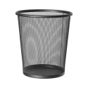 Paper basket 12L metal black FOROFIS