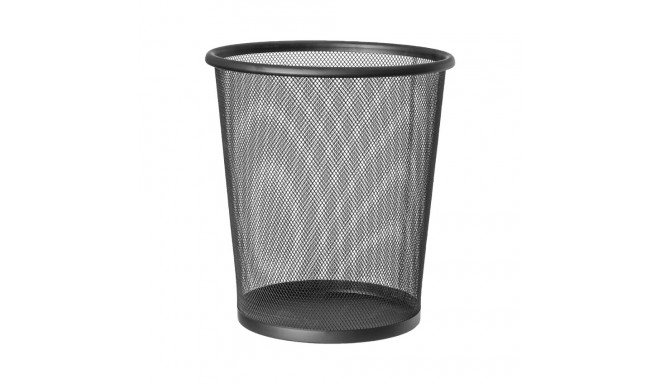 Paper basket 12L metal black FOROFIS