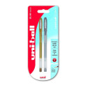 Gel pen with cap UNI-BALL UM-120SP 1.0mm golden