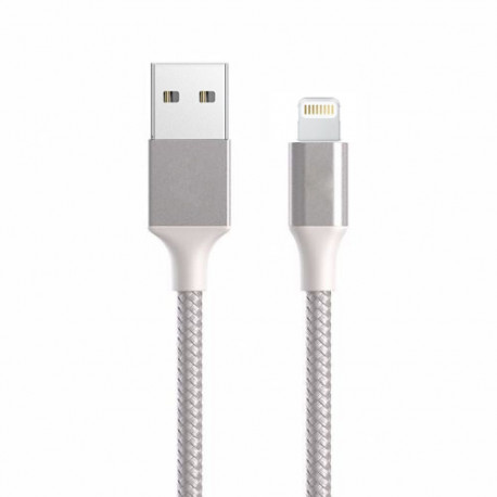 Cable USB - Lightning 2 m. (White)