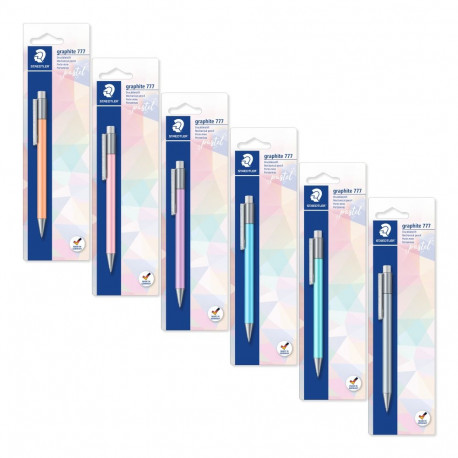 Mehaaniline pliiats Staedtler, pastell, kustutuskummiga, 0.5mm