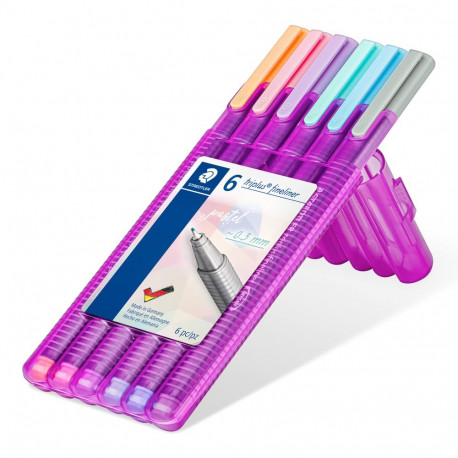 Tindipliiatsid Staedtler, pastell, 6tk