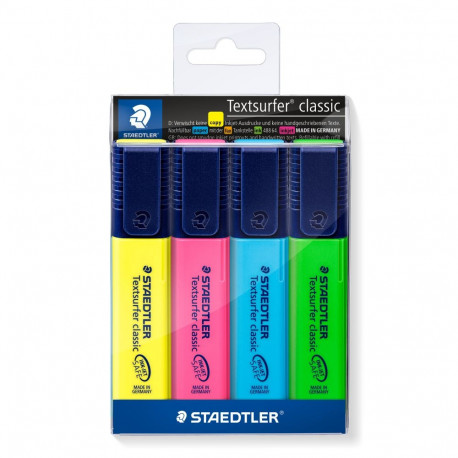Tekstimarker Staedtler Textsurfer classic 364, 4 tk.