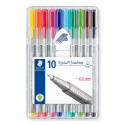 Tindipliiatsid Staedtler Triplus Fineliner 334, 10 tk.