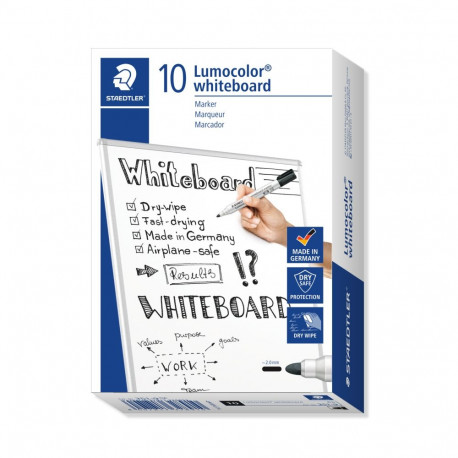 Tahvlimarker Staedtler Lumocolor,must, ümar ots