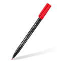 Marker permanentne Staedtler Lumocolor F/0,6 mm,  punane Marker permanentne Staedtler Lumocolor F/0,6 mm,  punane