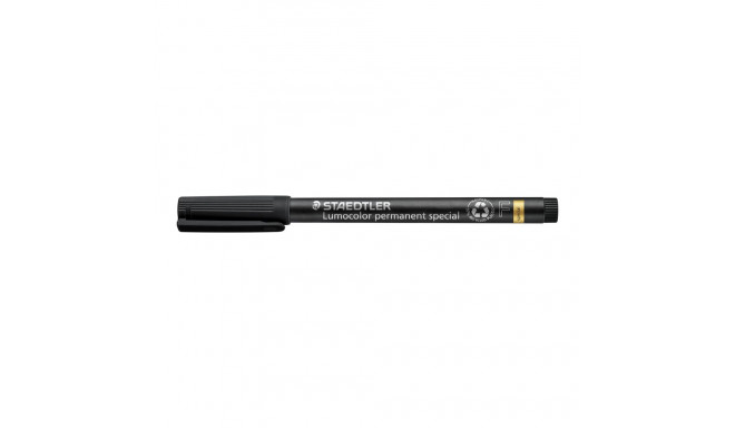 Marker permanentne Staedtler Lumocolor 319 special  F/0,6 mm, must