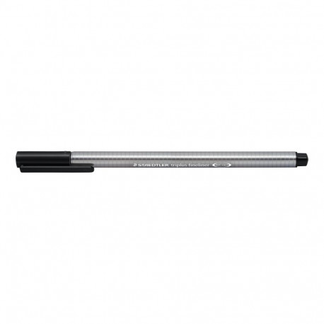 Tindipliiats Staedtler Triplus Fineliner, must (2 tk)