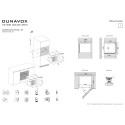 Wine cabinet Dunavox DAVS-18.46SS