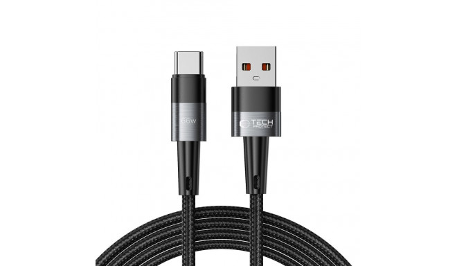 TECH-PROTECT ULTRABOOST TYPE-C CABLE 66W/6A 200CM GREY