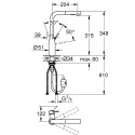 Maišytuvas Grohe Essence 30270A00, hard graphite