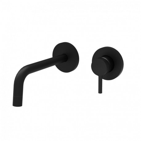 Concealed washbasin mixer Paffoni Light, LIG105NO70, black matt