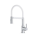 Kitchen faucet Franke Lina, with pull-out hose, chrome/white 115.0626.088