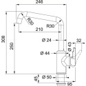 Faucet for washing machine Franke Urban chrome 115.0595.062