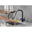 Sink faucet Blue Water APALA black matte