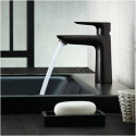 Black washbasin mixer Hansgrohe TALIS E 110 71710670