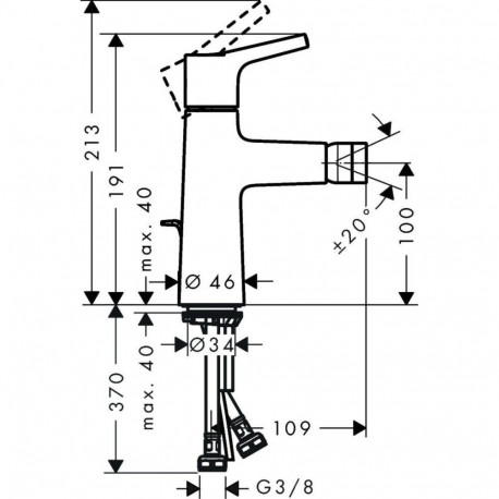 bidee segisti Hansgrohe Talis S 72200000