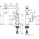 Hansgrohe Talis S 210 washbasin mixer, 72105000