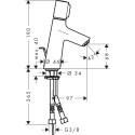 Washbasin faucet Hansgrohe Talis S80 72040000