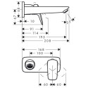 Concealed washbasin mixer Hansgrohe Logis 71220000