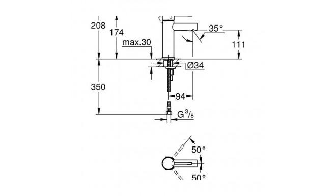 Grohe Essence 34294001 valamu segisti