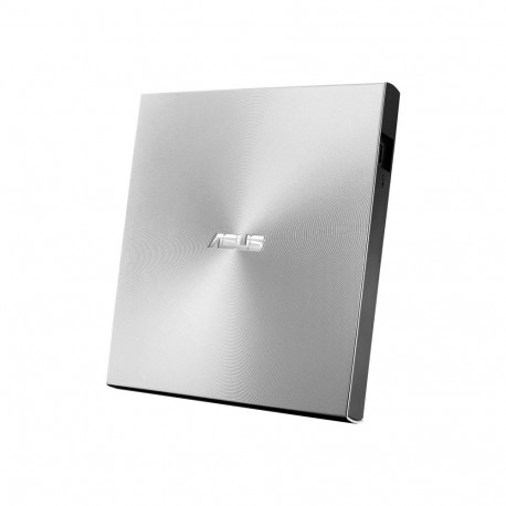 Asus ZenDrive U9M USB 2.0 liides DVD±RW CD lugemiskiirus 24x CD kirjutamiskiirus 24x hõbedane