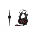 Ausinės žaidėjams MSI DS502 Gaming Headset, Wired, Black/Red MSI DS502 Gaming Headset Wired N/A