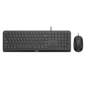 Philips 2000 series SPT6207B/00 keyboard Mouse included Home USB US English Black