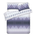 BED COV SET COTTON AMETHYST 160X200