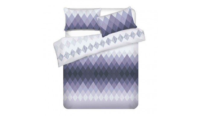 BED COV SET COTTON AMETHYST 160X200