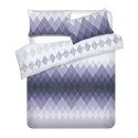 BED COV SET COTTON AMETHYST 140X200