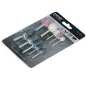 Lihvkivide komplekt puidule, metallile (10tk.) FASTER TOOLS