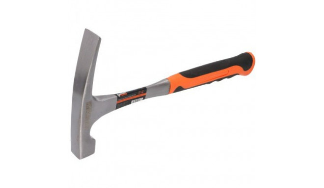 Hammer bricklayer type, rubberized handle EXTRA 0.6kg FASTER TOOLS