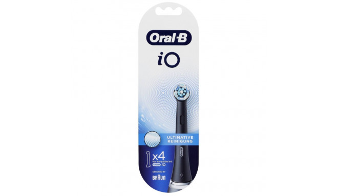 Oral-B iO Ultimate Clean mustad vahetusharjad, 4 tk