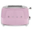 Smeg TSF01PKEU -leivänpaahdin, pinkki
