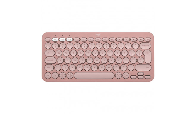 LOGITECH K380 for MAC Multi-Device Bluetooth Keyboard - ROSE - NORDIC