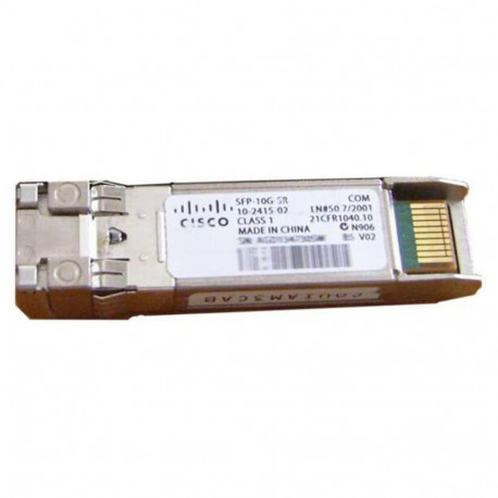 Cisco SFP moodul SFP-10G-SR-S= S-Class 10GBASE-SR tööajal vahetatav 5-aastane standardne garantii
