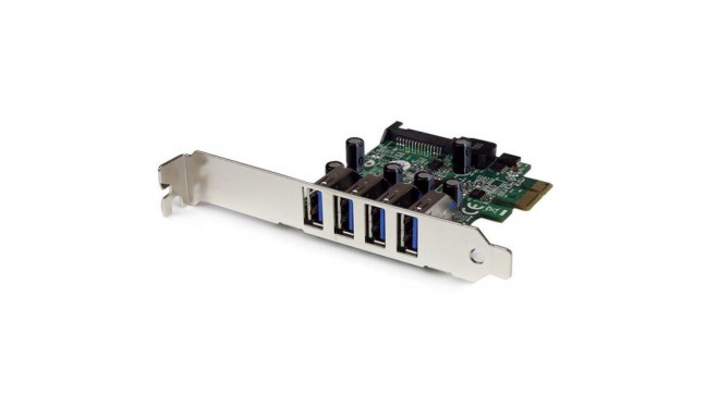 StarTech.com 4 Port PCI Express PCIe SuperSpeed USB 3.0 Controller Card Adapter with UASP - SATA Pow