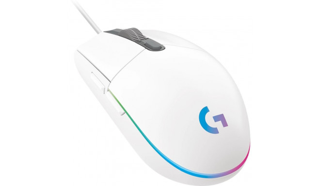 LOGITECH G102 LIGHTSYNC VALGE USB OPTILINE HIIR