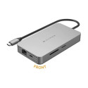 Hyper | HyperDrive Universal USB-C 10-in1 Dual HDMI Mobile Dock | Ethernet LAN (RJ-45) ports 1 | HDM
