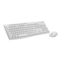 LOGITECH MK295 Silent Keyboard and mouse set wireless 2.4 GHz Nordic off white (PAN)