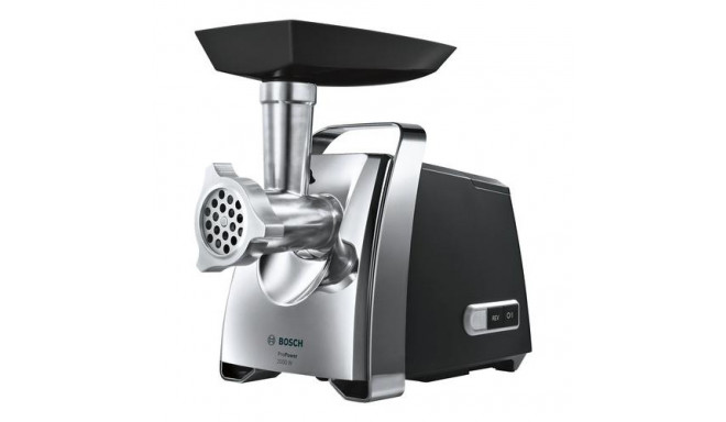 Bosch MFW67440 mincer 2000 W Black, Stainless steel