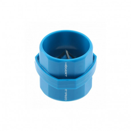 Hogert Pipe Deburrer HT1P620, 4-40mm, for copper, aluminium, polypropylene, polyester pipes, removes