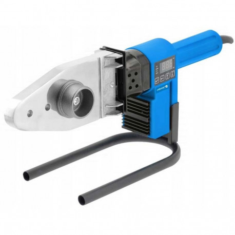Hogert HT1P680 termoplasttorude keevitusseade, 850W, 230V, 0-300°C, 7 adapterit, LCD-ekraan