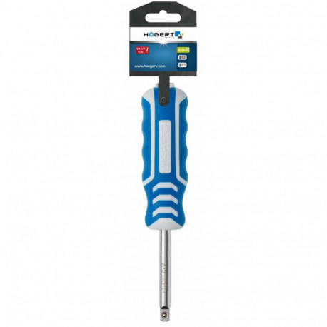 Hogert pöördemugavus 1/4″ HT1S203, 150mm, valmistatud kroom-vanaadiumterasest, ergonoomiline, 2-osal