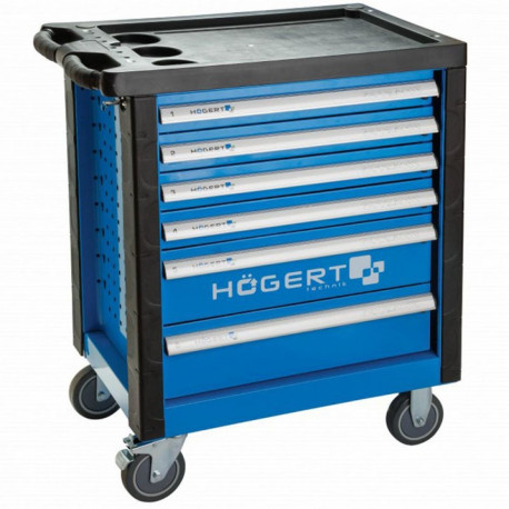 Servisa instrumentu skapis, 6 atvilktnes, 91x76x46cm HT7G046 HOGERT