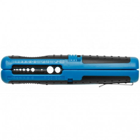 Hogert HT1P102 juhtmete isolatsiooni eemaldamise tööriist, 0.5-6.0mm², 8-13mm², 122mm, SK5 teras, ko